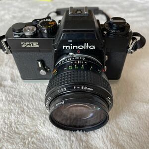 フォルムカメラ ミノルタ レンズ MINOLTA MC ROKKOR 1:1.2 58mm ボディー MINOLTA XE 　 