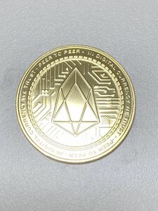 EOS (EOS) イオス 仮想通貨 レプリカ メダル ゴールド