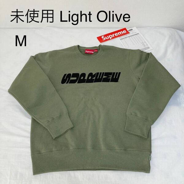 未使用 19fw Supreme Breed Crewneck Light Olive size:M タグ、ステッカー付き Supreme Online 購入