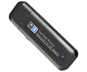 GUROYI 2in1 Bluetooth5.0 アダプター 無線LAN子機 WiFi 1300Mbps 5GHz/2.4GHz USB3.0 新品 送料込