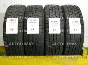  195/65R15 91Q Goodyear ICENAVI7 中古 スタッドレスタイヤ 4本セット 送料無料 195/65/15 グッドイヤー U1280.H