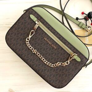 新品 MICHAEL KORS マイケルコース ショルダーバッグ グリーン