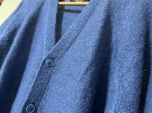 ■UNUSED■US2098■mohair cardigan■BLUE■_画像3