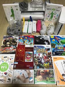 Wii 本体 ファミリーセット まとめ売り フィットネスも可能 【追加ソフトあり】