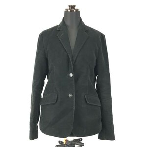 SPICK&SPAN/ Spick and Span * tailored jacket / велюр [ женский M/38/ чёрный / черный ]*BG679