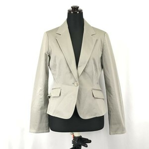 a-veve standard * spring autumn tailored jacket [ lady's 38/ gray series ] unlined in the back lining /a.v.v standard*BG687