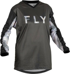 ガールズ用 Lサイズ MXジャージ FLY 23 F-16 ブラック/グレー 女性用 モトクロス 正規輸入品 WESTWOODMX