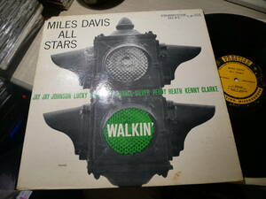 美盤/マイルス・デイヴィス,MILES DAVIS,MILES DAVIS ALL STARS/WALKIN'(USA/PRESTIGE:PRLP 7076 YELLOW/BLACK N.J. SIDE A;DG RVG STAMPER
