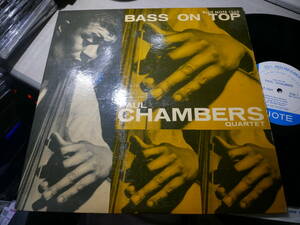 ポール・チェンバース,PAUL CHAMBERS QUARTET/BASS ON TOP(USA/BLUE NOTE:BLP 1569 MONO/47 WEST 63rd・NYC,NOT INC/NOT R,DG,RVG,EAR