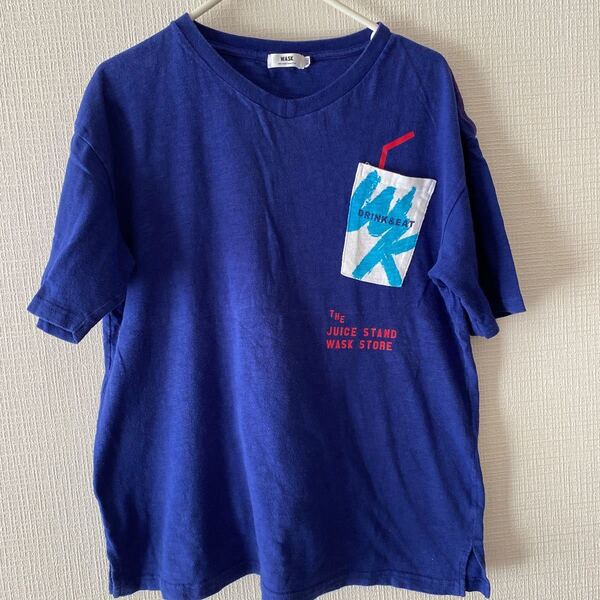 WASK ワスク 半袖Tシャツ ポケット付 160cm