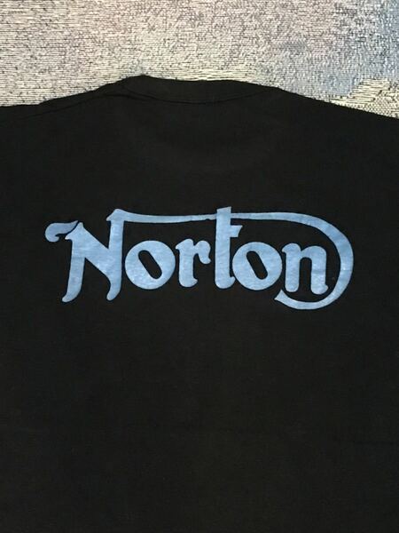 Norton Tシャツ イギリス　ノートン　バイク　アメリカ　ビンテージ　プリントTシャツ