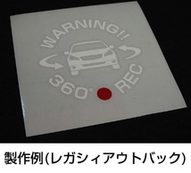 セレナ C27 後期 ハイウェイスター用 360° ドラレコステッカー ドライブレコーダー ステッカー_画像2