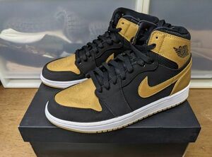 NIKE AIR JORDAN 1 RETORO HIGH MELO CARMELO エア ジョーダン 1 レトロ US10.0 28.0cm ブラックxゴールド #332550-026 ナイキ