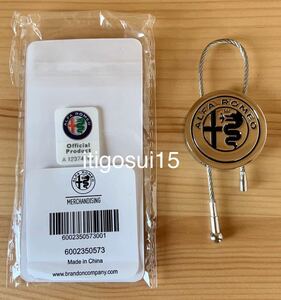  free shipping [ unused ] Alpha Romeo ALFA ROMEO* wire key ring key holder 