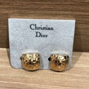 Christian Dior クリスチャンディオール イヤリング スクエア GP アクセサリー ゴールドカラー