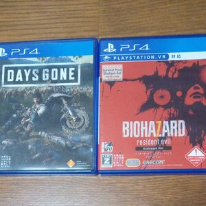【PS4・2本セット】 バイオハザード7 レジデント イービル グロテスクVer. + DAYS GONE