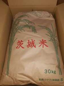 令和3年産　新米コシヒカリ　茨城県産　有機肥料使用　玄米24キロ 甘味ある美味しいお米です。送料無料　匿名配送 コスパ良