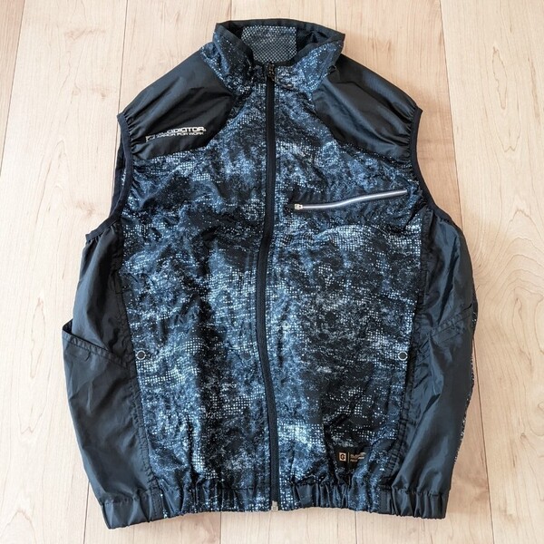 GLADIATOR×空調風神服 CO-COS風ダウンベスト ファン無し空調服のみ カラー ドットカモフラ Lサイズ