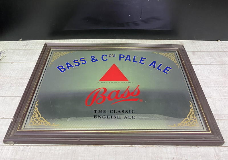 BASS PALEALE バスペールエール ビンテージ パブミラー minnade-ganbaro.jp