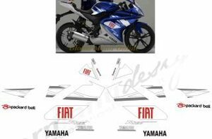 グラフィック デカール ステッカー 車体用 / ヤマハ YZF-R125 / FIAT MotoGP パッカードベル ヴァレンティノ ロッシ VR46