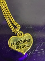 モスキーノ　Moschino　BIJOUX　ハート　ネックレス　ペンダント D1983_画像2