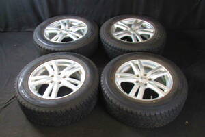 DUNLOP WINTER MAXX SJ8 スタッドレス 225/65R17 4本 エクストレイル RAV4 ハリアー CX-5等 バリ山!!