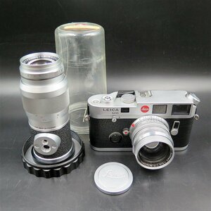 1円～ Leica ライカ M6 Summarit f=5cm 1:1.5&ELMAR 1:4/135 計2点 y79-1427005s【Y商品】