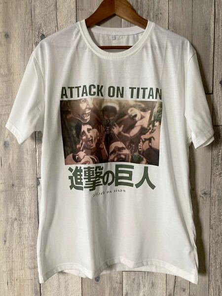 ■未使用品■送料込み即決■ 進撃の巨人 リヴァイ 調査兵団 attack on TITAN Tシャツ オーバーサイズ USJコーデに ユニバコーデに