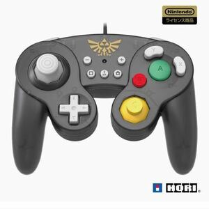 【ジャンク】ホリ クラシックコントローラー AA0027 for Nintendo Switch 対応 ゼルダ 任天堂 