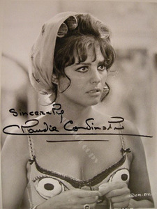 Claudia Cardinale クラウディア・カルディナーレ サイン フォト