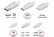 ScR 3in1 USBケーブル グレー 3本セット 1.2m (ライトニング/TypeC/Micro USB端子) 充電コード 2.4A 3台同時給電可能 iPhone / Android 18_画像4