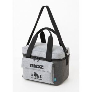 即購入可。値下しました。moz OUTDOOR 保冷バッグBOOK Mサイズ霜降りグレーver.
