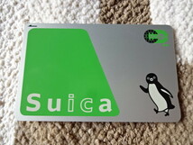 ♪ 美品 1回使用品 Suica スイカ カード 現行デザイン 通常版・無記名タイプ デポジットのみ 交通系 ICカード ♪_画像2