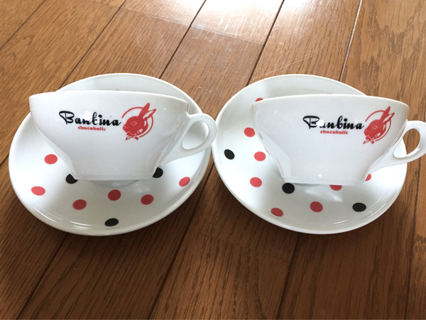 激レア希少品 ☆chocoholic チョコホリック☆ ティーカップ&ソーサー 2客セット