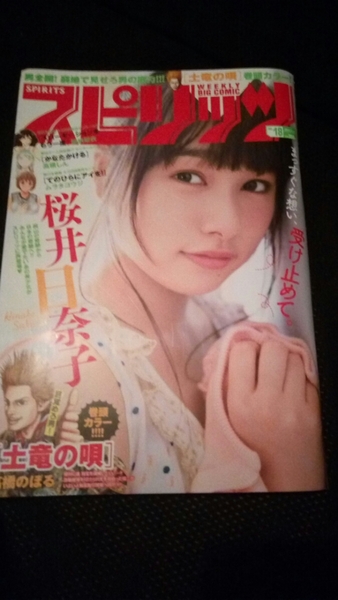 ▼希少 ビッグコミックスピリッツ 2017年 18号 桜井日奈子 桜井 日奈子 送料無料 ママレード・ボーイ ②amr