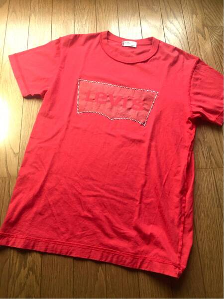 USED品☆Levi'sリーバイス☆RED TAB Tシャツ男性用Medium