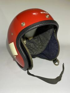レア Buco ブコ Enduro エンデューロ レッド 赤 スクエア デカール ビンテージ ヘルメット 70s vintage helmet BELL ベル McHAL 500TX