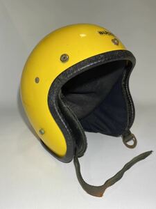レア カラー Buco ブコ Enduro エンデューロ イエロー 黄色 スクエア デカール ビンテージ ヘルメット 70s vintage helmet BELL ベル