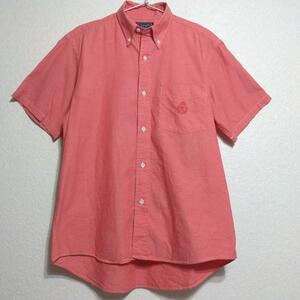 メンズ CHAPS RALPH LAUREN チャップス ラルフローレン ボタンダウン 半袖 シャツ 古着 90s 旧タグ Mサイズ