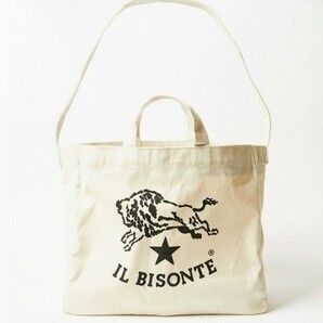 【新品・未使用】IL BISONTE キャンバス2WAYショルダートートバッグ イルビゾンテ