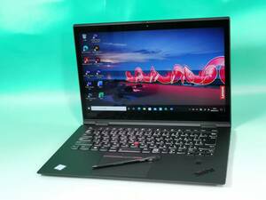 △ レノボ ThinkPad X1 Yoga 2in1【 14.0型 タッチパネル 】512GB NVMe SSD 16GB Core i7 8650U タッチペン MSOffice 2021