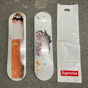 16SS Supreme × Urs Fischer Skateboard Deck デッキ 2枚