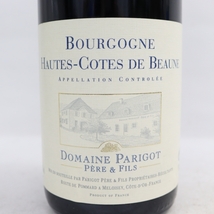 DOMAINE PARIGOT PERE&FILS（ドメーヌ パリゴ ペールエフィス）オート コート ド ボーヌ ブルゴーニュ 2000 12.5% 750ml T22H050096_画像2