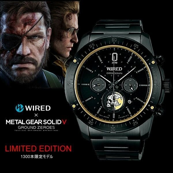 WIRED ×METAL GEAR SOLID V:Ground Zeros メタルギアソリッド コラボ SEIKO