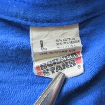 80s アメリカ製　Tシャツ　ML 青　鉄道　スクリーンスターズ ヴィンテージ　80年代　アメリカ古着　sy2333_画像5