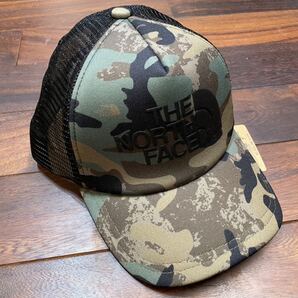 ★ ノースフェイス THE NORTH FACE 迷彩 キャップ帽子 フリーサイズ 新品未使用タグ付 カモフラ ① メッシュキャップ
