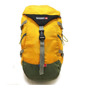 ミレー バックパック MO8840 イエロー オリーブグリーン MILLET BACK PACK アウトドア 正規品 本物 人気 美品 トレッキング フランス