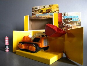 当時物 60`s ★★CONSTRUCTION TRUCK 建設機械 !! ブルドーザー HONG KONG トラック 旧車 ダンプカー シャベル★★未使用 デッドストック品