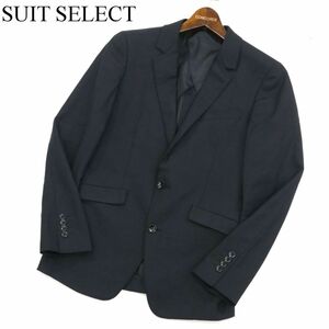 SUIT SELECT スーツセレクト 春夏 背抜き ウール テーラード ジャケット Sz.Y5　メンズ 黒　C2T07953_8#M