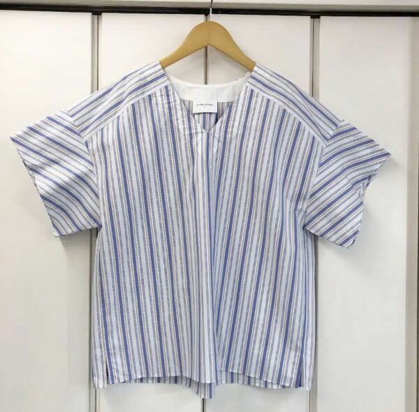 美品 UNITED ARROWS ストライプブラウス